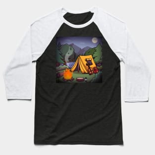 Mysterious Campsite Baseball T-Shirt